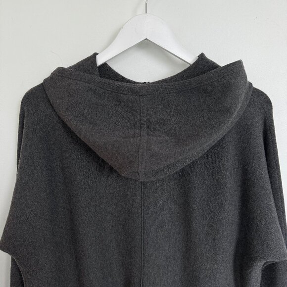 Banana Republic LENZING ECOVERO Sweater Hoodie Oversized Large Grey - Picture 8 of 8